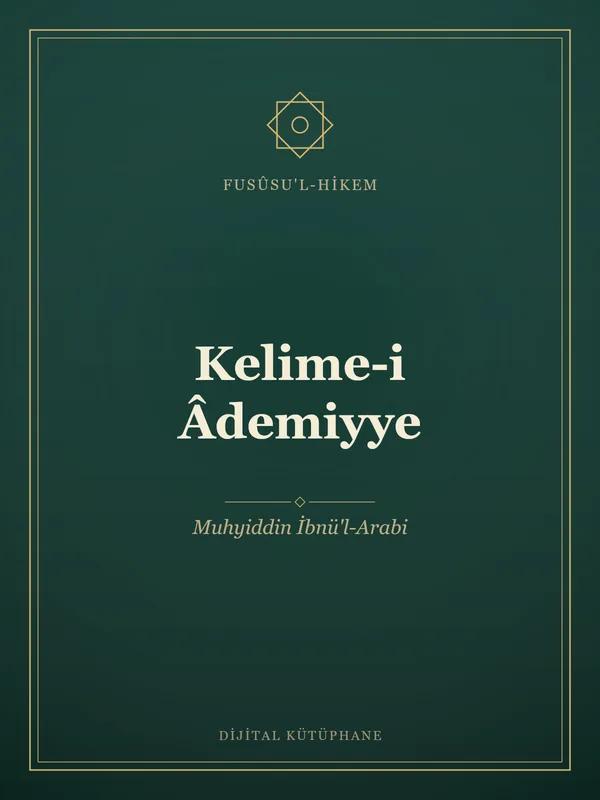 Kelime-i Âdemiyye
