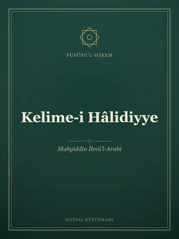 Kelime-i Hâlidiyye