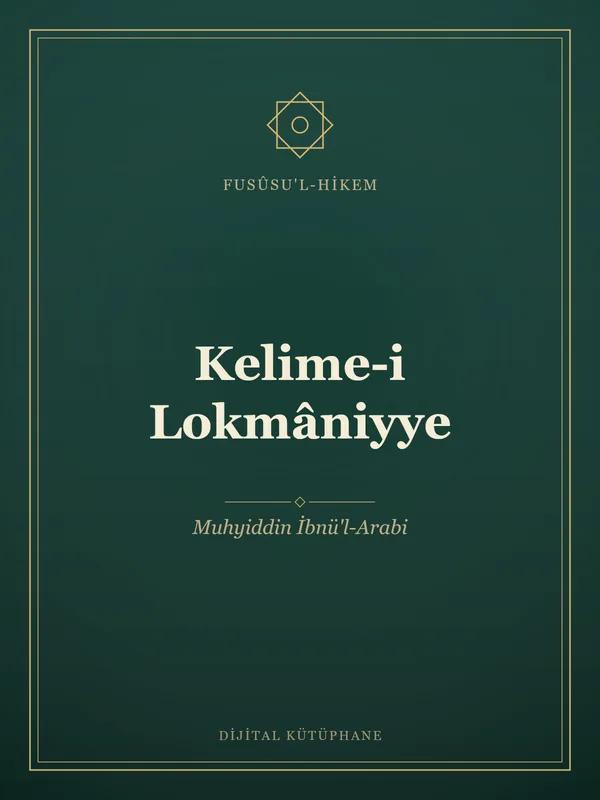 Kelime-i Lokmâniyye