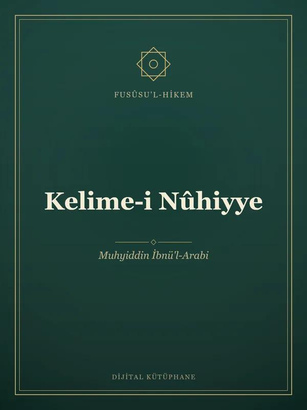 Kelime-i Nûhiyye