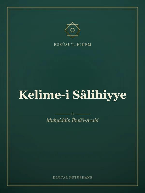 Kelime-i Sâlihiyye