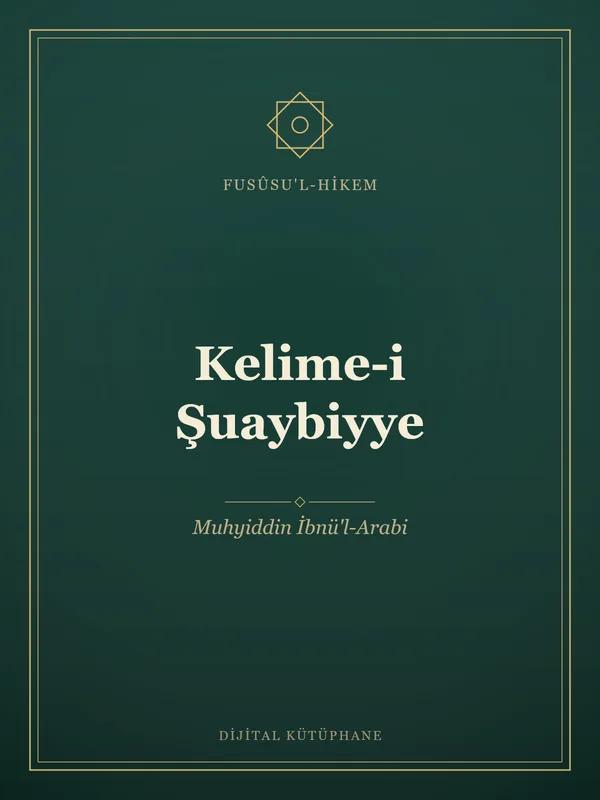 Kelime-i Şuaybiyye