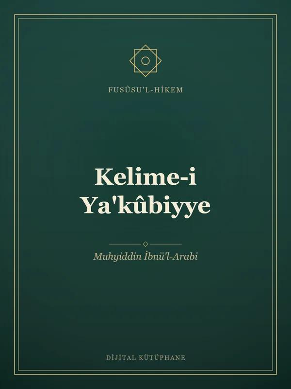 Kelime-i Ya'kûbiyye