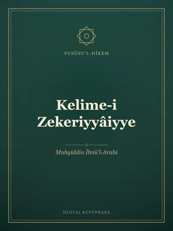 Kelime-i Zekeriyyâiyye
