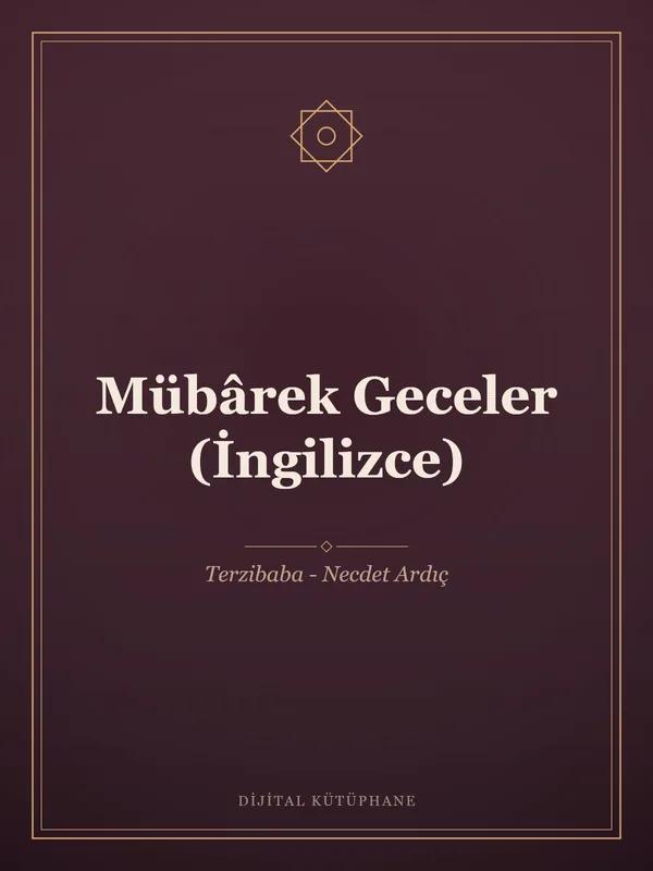 Mübârek Geceler (İngilizce)